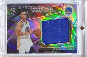 2016 Panini Spectra Stephen Curry #PATCH SILVER /149 Holo Game Worn Jumbo Jersey - Picture 1 of 4