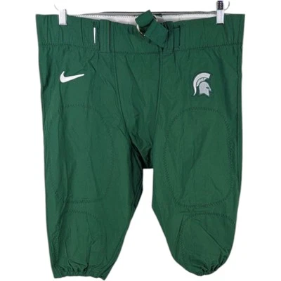 Michigan State University Spartans Football Pants Sz 40 Green Nike - Image 1 of 4