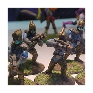 Old Glory SuperFigs 28mm Shark Troopers #2 Pack New - Picture 1 of 1