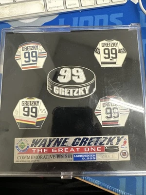 Juego de prendedores de cubierta superior Wayne Gretzky #7961/9999 - The Great One Foto 1 de 2