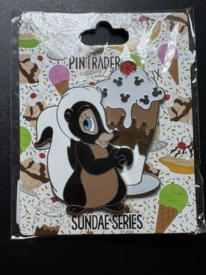 Pin Traders Delight Redux Flower Pin LE 400 Sundae Series D23 Expo 2024 DSSH DSF - Imagem 1 de 4