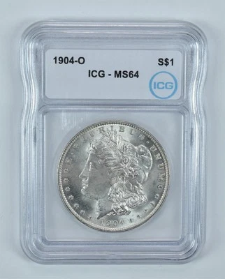1904-O Morgan Silver Dollar MS64 ICG - Image 1 of 4