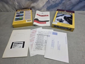 🔥 1987 SUB BATTLR Simulador por Digital Illusions para Macintosh Plus Caja Juego - Imagen 1 de 11