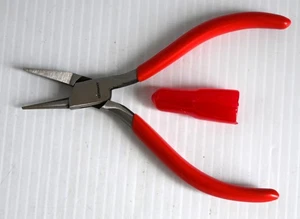 Alicates artesanales para joyería doblar cuentas alambre nariz redondo/cónclave Alemania de 5" - Imagen 1 de 13