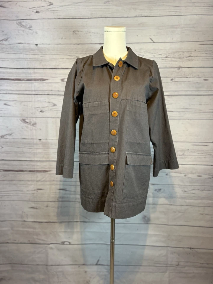 Liana Kohn Mabel 夹克 | 小号 | 灰褐色  — 第 1/4 张图片