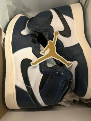 Nike Jordan 1 Retro Alto OG Azul Marino Medianoche (GS) FD1437-401 NUEVO Foto 1 de 4