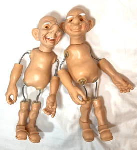 F. Katzenberger Set of 2 Different Dorf Doll Nude 16" Make Your Own Halloween - Picture 1 of 11