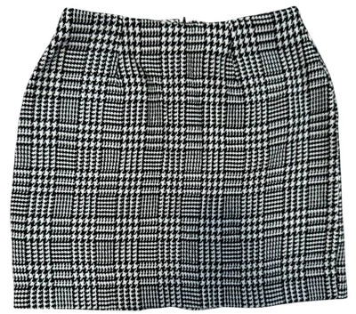 Heart Soul Women’s Skirt Size Xs Black White Chevron Zipper - Image 1 of 4