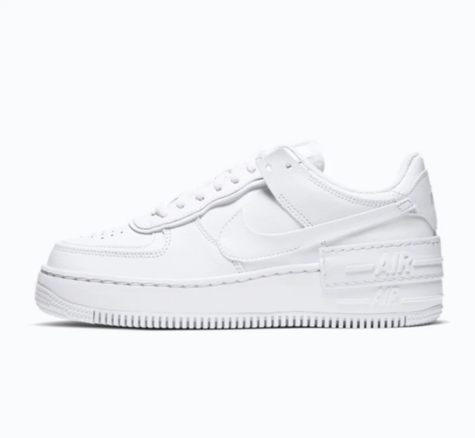 NIKE® Nike Air Force 1 Low Shadow Triple White (Women's)