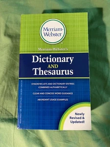 Merriam-Webster's Dictionary and Thesaurus by Merriam-Webster (2020, Trade... - Picture 1 of 3