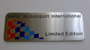 Emblema BMW M Edicion Limitada (e31,e34,e46,e90,e92,e57,e87,e39,320,318,x3)badge - Imagen 1 de 1