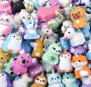10 Surtidos Unicornio Místico 2" Goma Personajes Juguete Premio Decoración Princesa - Imagen 1 de 1