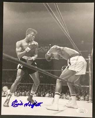 Foto firmada por Emile Griffith 8x10 FOY autógrafo boxeo Benny Paret última pelea JSA Foto 1 de 3