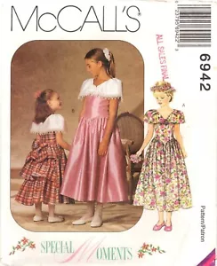 ABITO bambina Momenti Speciali Tg. 2-14 scegli modello da cucire McCall's 6942 NON TAGLIATO - Foto 1 di 9