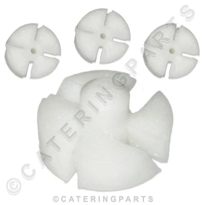 MEIKO SPÜLSTRAHLEINSÄTZE 4er Pack x FLACHWIRBEL 0620121 GESCHIRRSPÜLER ECOSTAR 530F