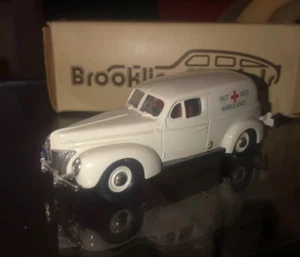 BROOKLIN MODELS BRK 9, NUT MEG AMBULANCE 1940 FORD SEDAN DELIVERY, NIB - Picture 1 of 7