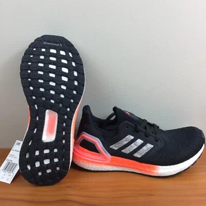 New Adidas UltraBoost 20 Running Shoes Signal Coral EG0756 Men's 4.5 Women's 5.5 - Picture 1 of 11