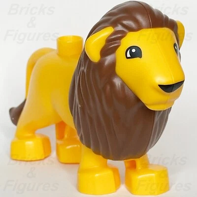 LEGO® Duplo Lion Adult Animal Minifigure Part Large Cat 45029 10907 10975 - Image 1 of 3