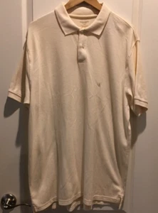 Saddlebred ivory polo L new shirt easy care nwt Mens - Picture 1 of 5