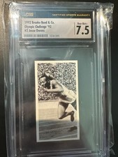 1992 Brooke Bond Olympic Challenge  #2 Jesse Owens Team USA Card CSG 7.5    2095