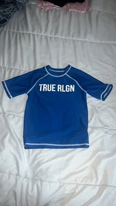 True Religion Rash Guard UPF 50+ - Royal Blue- Boy's Size 4 - Picture 1 of 3