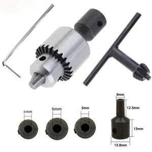 Kegelaufnahme Drehfutter Mini Bohrmaschine mit Mini Bohrfutter Schlüssel - Bild 1 von 55