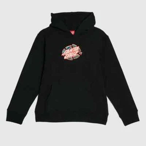 Santa Cruz "Warp Broken Dot" Hoody - Black - Youth 6-8 - RRP £ 39.99 - Picture 1 of 2