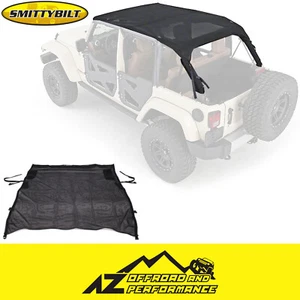 Smittybilt Mesh Extended Top Black mesh For 2007-2009 Jeep Wrangler JK 4 Door - Picture 1 of 5