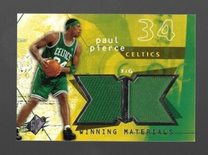 2003-04 Upper Deck SPX Winning Materials Paul Pierce DualJersey