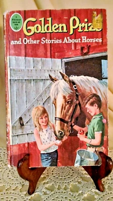 GOLDEN PRIZE OTHER STORIES HORSES WHITMAN TWEEN-AGE #1753 ILL MEL CRAWFORD 1965. Foto 1 de 4