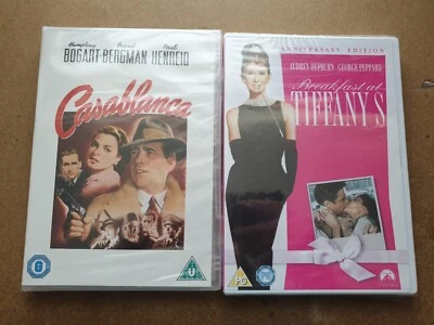 Classic Film Lot - Casablanca DVD, 1943) Breakfast At Tiffany's (DVD, 1961) - Image 1 of 2