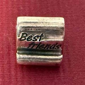 Pandora Sterling Silver 925 ALE BEST FRIEND Scroll Charm 4.8 g - Picture 1 of 7