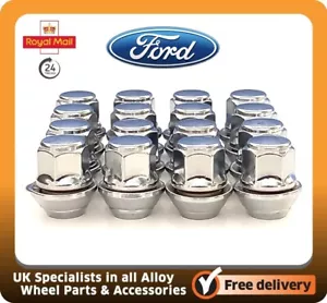 X16 se adapta a tuercas de rueda de aleación Ford estilo OE plateado 19 mm hexagonal M12 X 1,5 19 mm hexagonal - Imagen 1 de 8