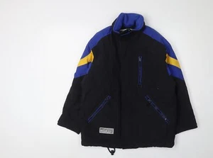 Trespass Boys Black Ski Jacket Age 9-10 Insulated Hooded - Picture 1 of 12