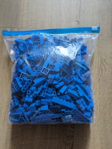 Blue and Pale Blue Lego Bricks Bundle - 780g bag - Picture 1 of 1