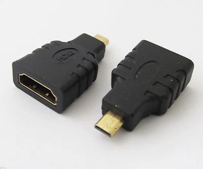 10pcs Micro HDMI Male Type D to HDMI Female Type A Gold Plated Adapter Converter - Image 1 of 4