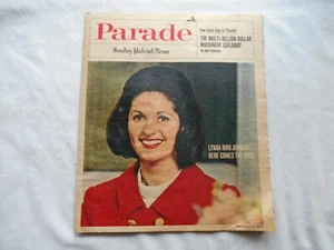 PARADE Magazine-DECEMBER 3,1967 LADY BIRD JOHNSON - Picture 1 of 2