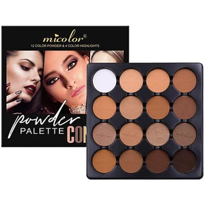 8/16 Colors Makeup Concealer Palette Kit Pro Face Contour Highlighter Powder Set - Picture 1 of 15