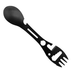 10 in 1 Camping Spoon Fork Bottle Opener Survival Outdoor Picnic Portable Tool - Picture 1 of 1