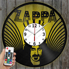 LED Clock Zappa Vinyl Record Clock Art Decor Original Gift 2112