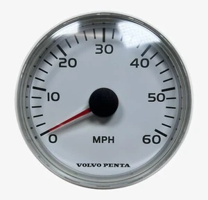 Volvo Penta VP3587441, Marine Speedometer Gauge 0-60 MPH ( No Bezel ) - Picture 1 of 5