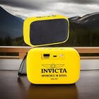 Invicta Portable Bluetooth Wireless Speaker with FM Radio Yellow- New in Box