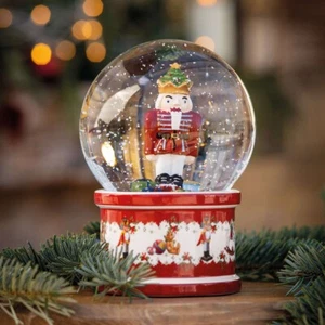 Villeroy & Boch CHRISTMAS TOYS Nutcracker Large Snow Globe  #6694 - Picture 1 of 2
