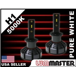 2 x Kit de bombillas antiniebla de faros LED H1 5000K blanco puro conversión ajustable - Imagen 1 de 1