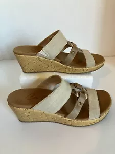 Sandali con zeppa da donna Skechers Cali Luxe in schiuma, taglia 8,5 - Foto 1 di 10