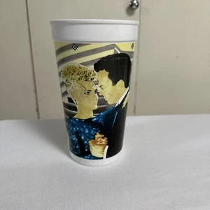BATMAN RETURNS 1992 McDonald's Souvenir Coke Cup Bruce Wayne Vintage - Picture 1 of 17