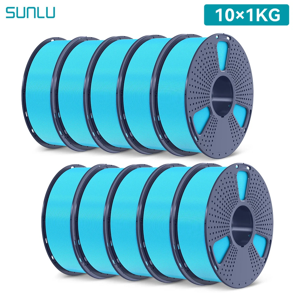 10KG/20KG SUNLU ASA PETG PLA PLA+2.0 PLA-Matte PLA-Meta SILK ABS EABS Filament - Image 1 of 4
