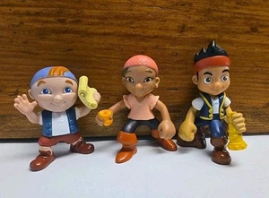 Jake And The Neverland Pirates Fisher Price Disney Figures Jake Izzy and Cubby - Picture 1 of 16
