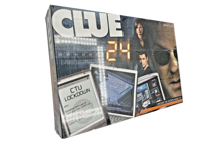 Clue 24 Board Game Badges Cards Dice + Secrets Inside CTU 2009 Hasbro Sealed NIB - Image 1 of 4