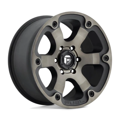 Roda usinada 20x10 Fuel D564 Beast preta fosca e usinada 8x170 (-18mm) - Imagem 1 de 4